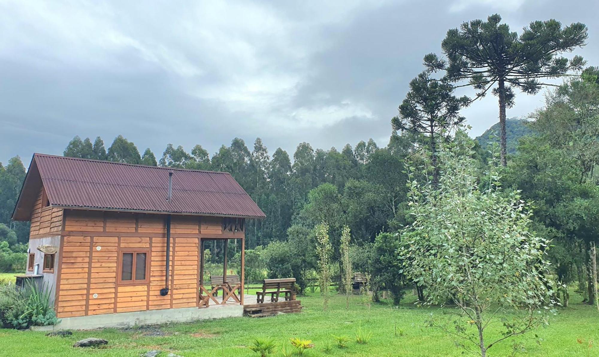 Pousada Vale Da Imbuia Chale Para Temporada Urubici Exterior foto
